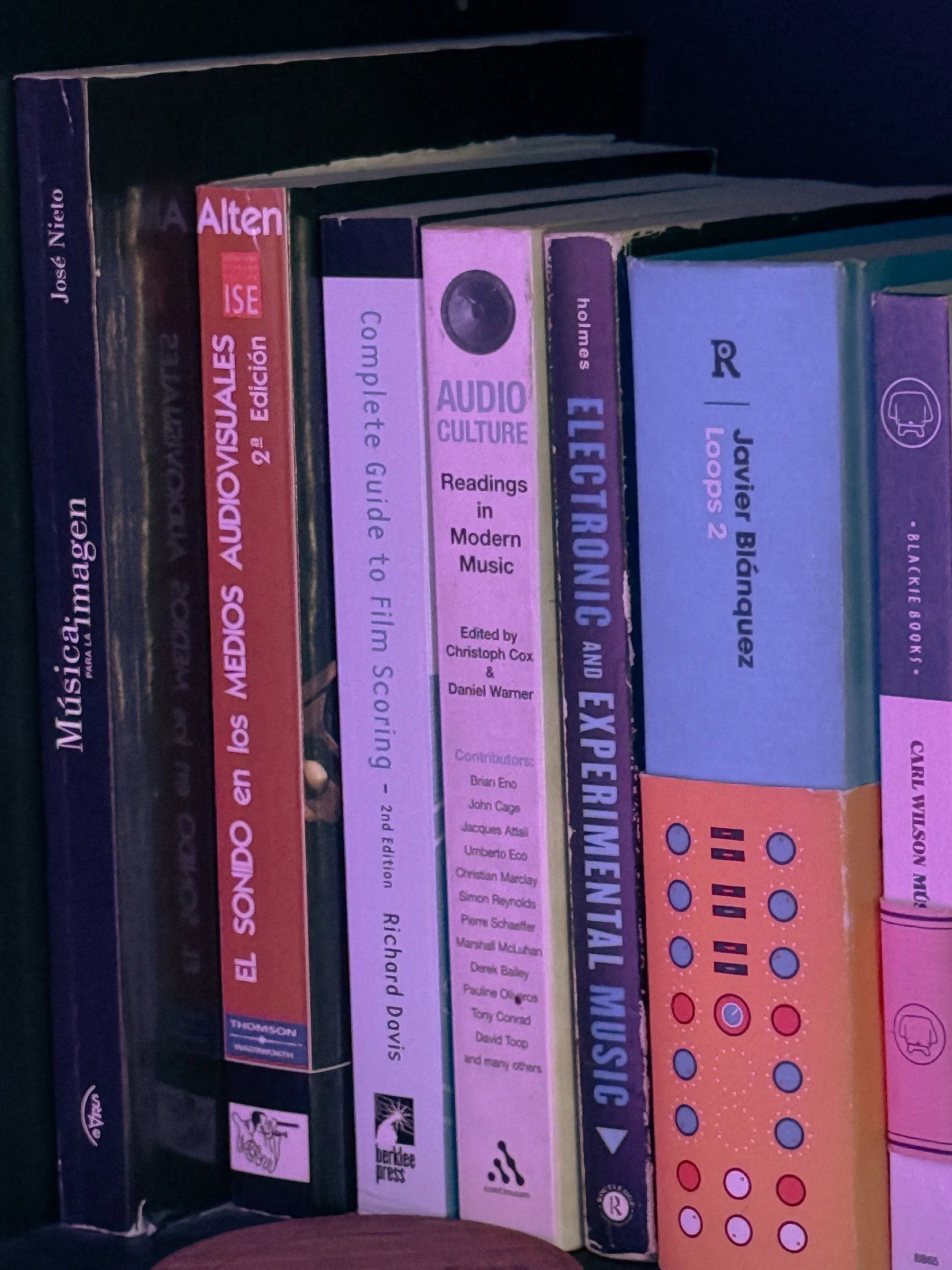 Libros relacionados con el audio y el sonido